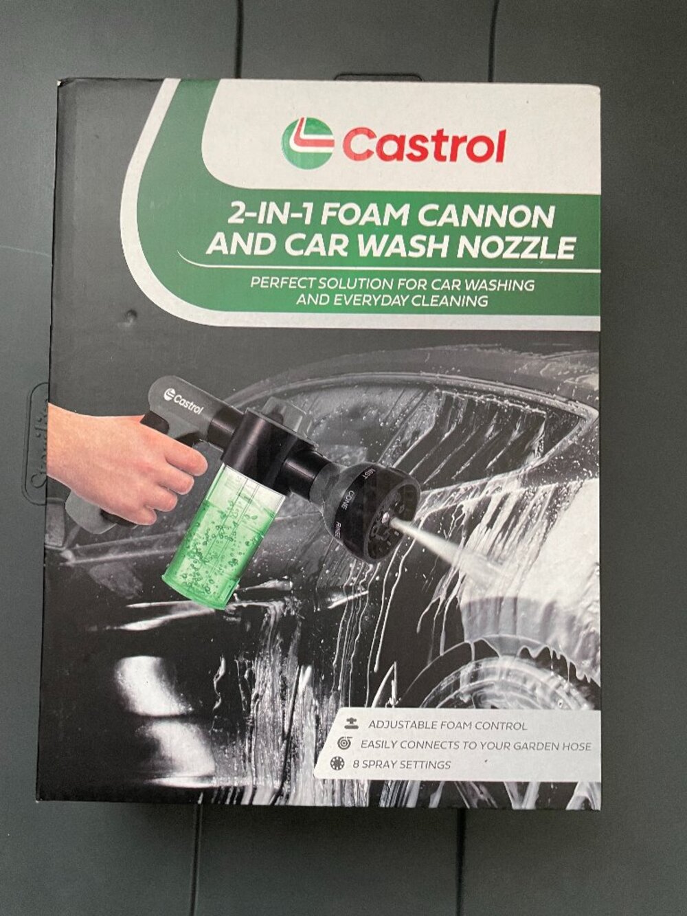 Castrol 2-in-1 Foam Cannon and Car Wash Nozzle-NWT